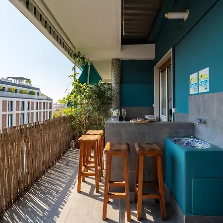 Navigli-darsena Terrazza Esclusiva Sulla Citta מילאנו